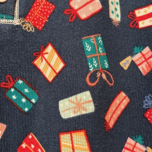 Cuddl Duds Womens M Pajama Top Christmas Holiday NWT Comfortable Soft Lounge - Picture 6 of 10